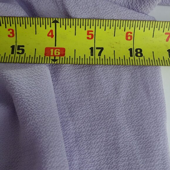 Wishful Park Off Shoulder Lavender Purple Top Blouse Women Size L 3/4 Sleeves - Picture 7 of 8